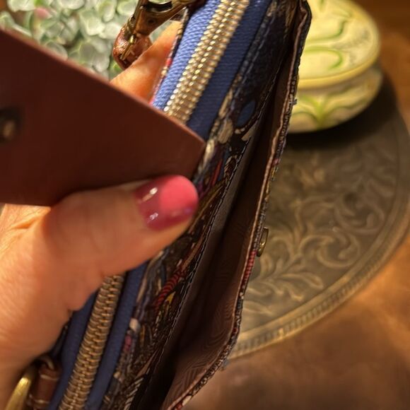 Sakroots Blue Patterned Women's Crossbody Bag - Picture 5 of 10